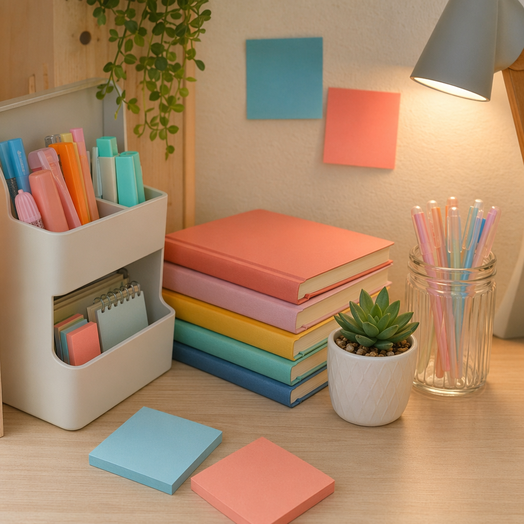 Compact Study Corner desk mood board